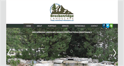 Desktop Screenshot of breckenridgelandscape.com